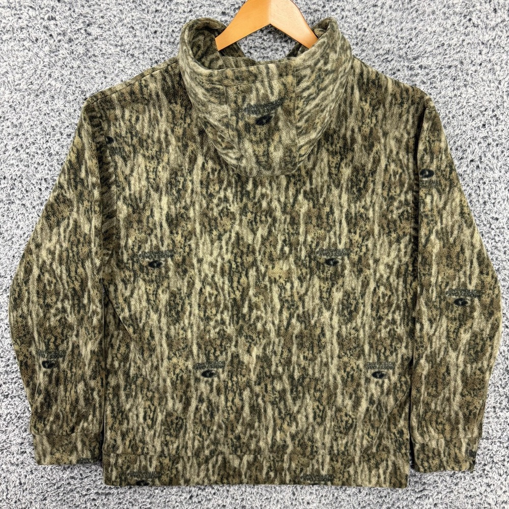 Macks Prairie Wings Hoodie Mens Large Brown Camo Fleece Hunting Mossy Oak L - Picture 2 of 8